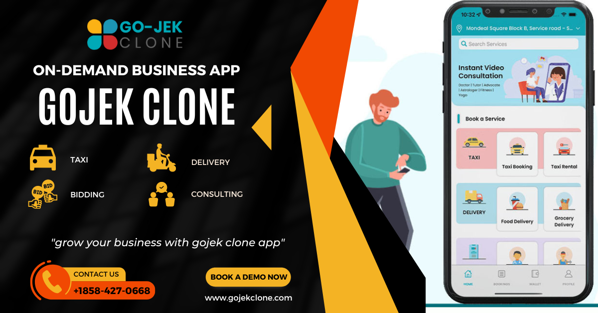 gojek clone app super multi service app