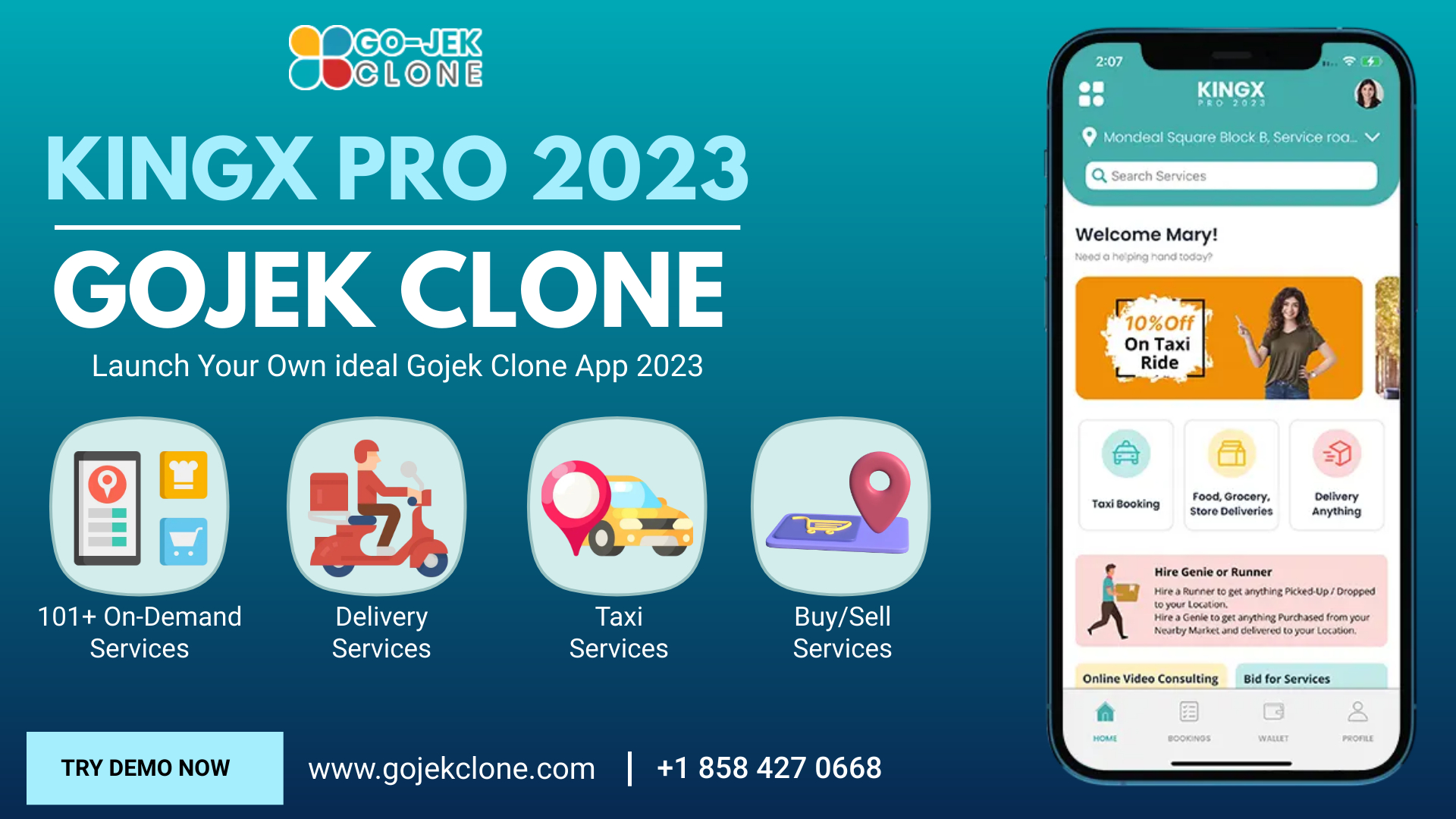 gojek clone kingx pro 2023