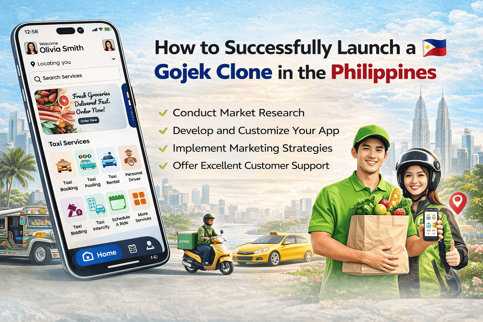 Gojek Clone in the Philippines