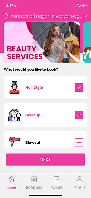 user service