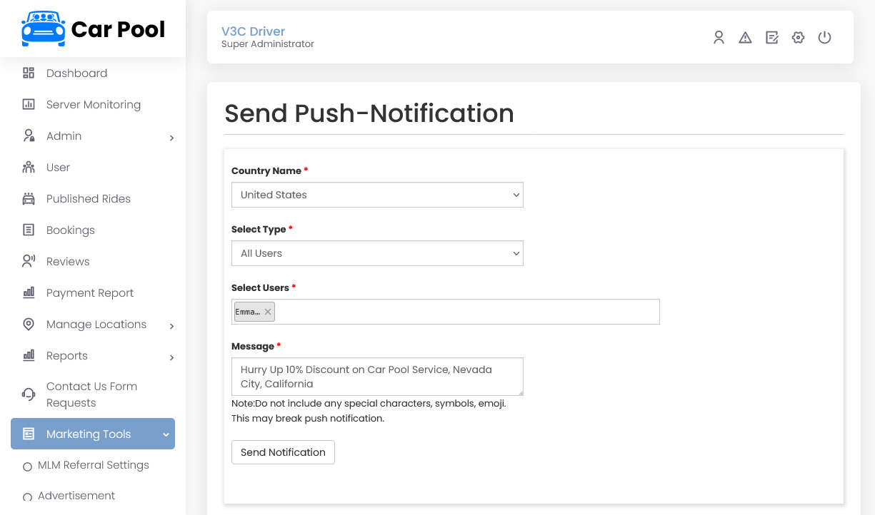 Send Push-Notification