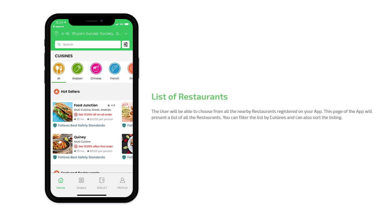 list of restaurants