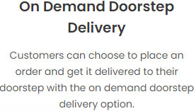 on demand doorstep delivery