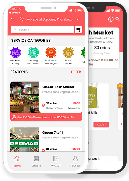grocery delivery clone