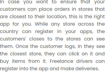 grocery app registration