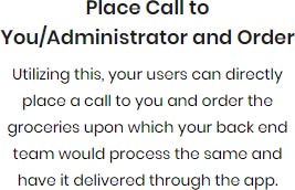 Place Call to Administrator and Order
