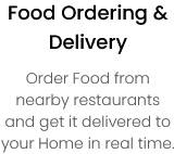 Food Ordering & Delivery