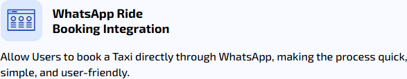 WhatsApp Ride Booking Integration