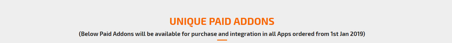 unique paid addons
