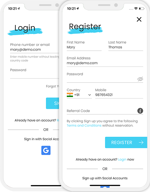 app login