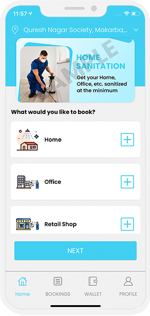 choose service categories