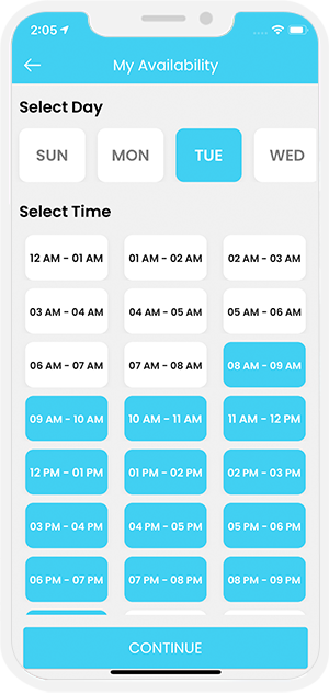 provider manage work location