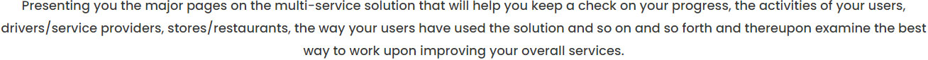 improving your services