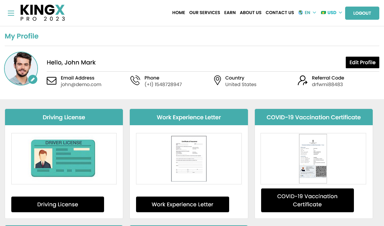 Provider profile