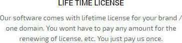 Life time license