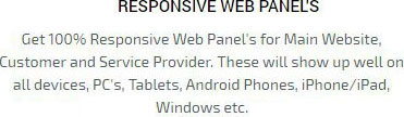 Responsive Web Panel's