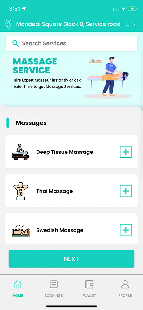 user app