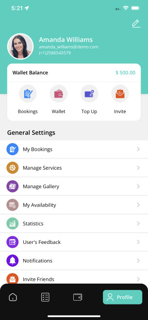 massage therapist App