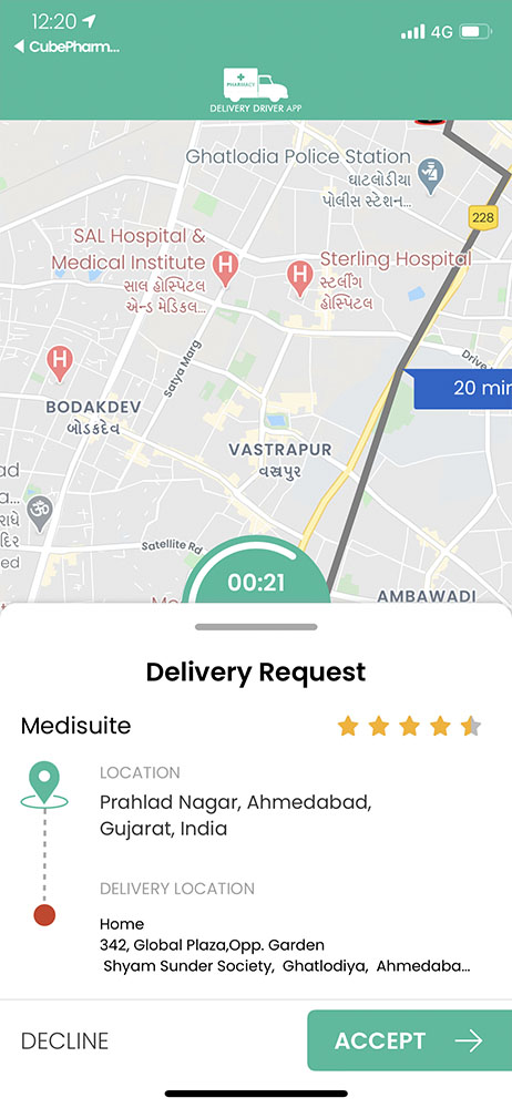 delivery driver profile