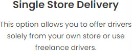 single store delivery