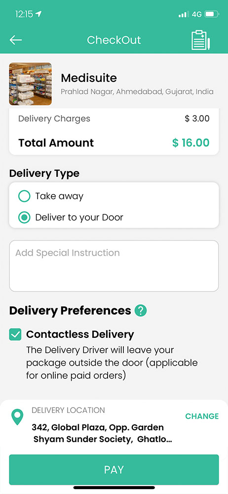 edit cart and checkout