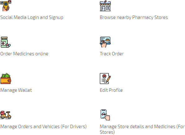web panel app of pharmacy delivery app