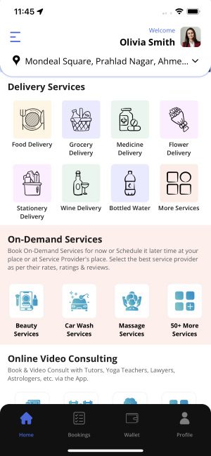 user profile setting