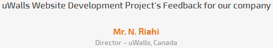 Mr. N. Riahi review