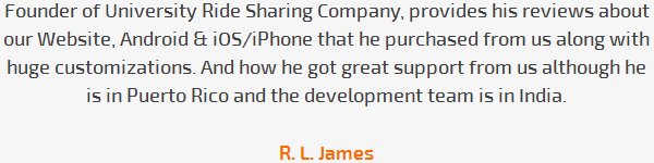 R.L.James review
