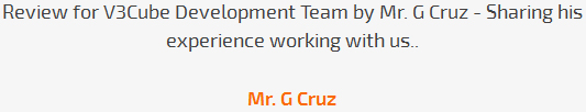 Mr. G Cruz