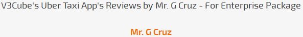 Mr. G Cruz