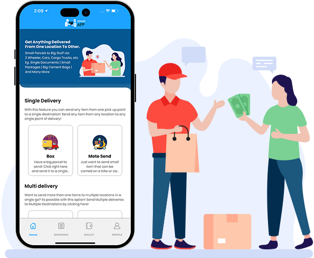 Postmates on demand app