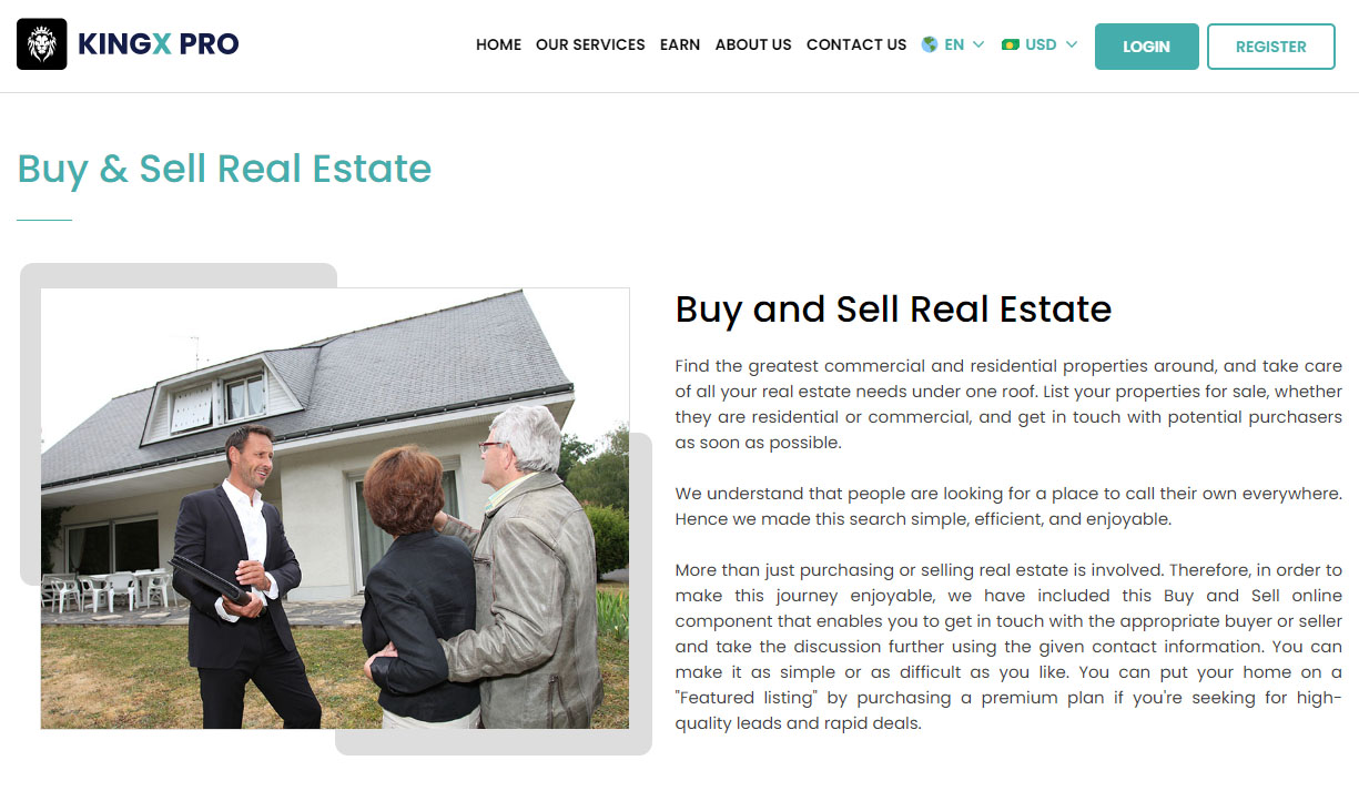 buy & sell rent real estate