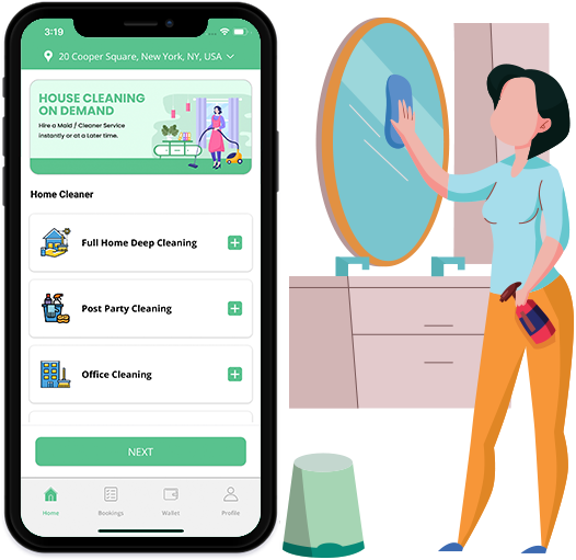 GoClean Clone On Demand Cleaning Service App