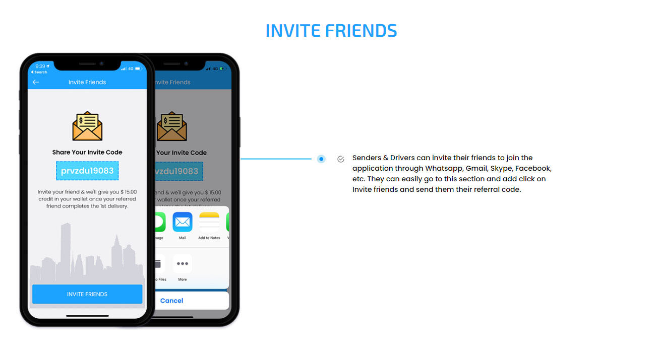 invite friend refer