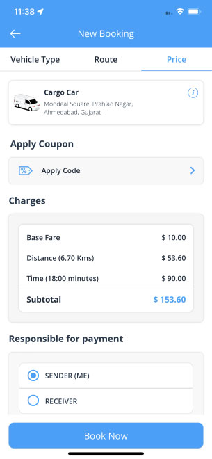Select Service Category