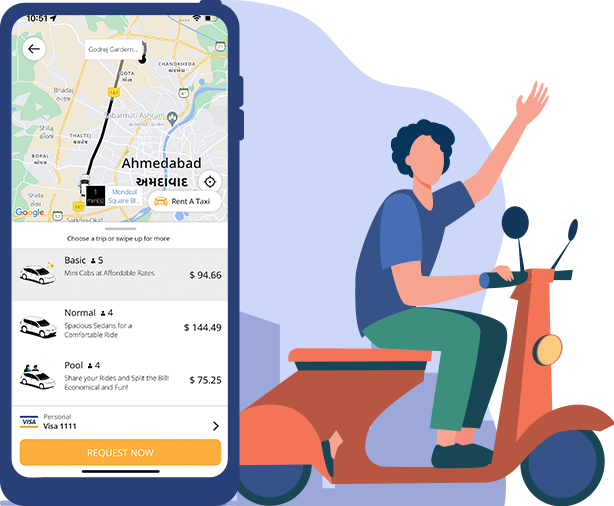 on demand bike taxi app