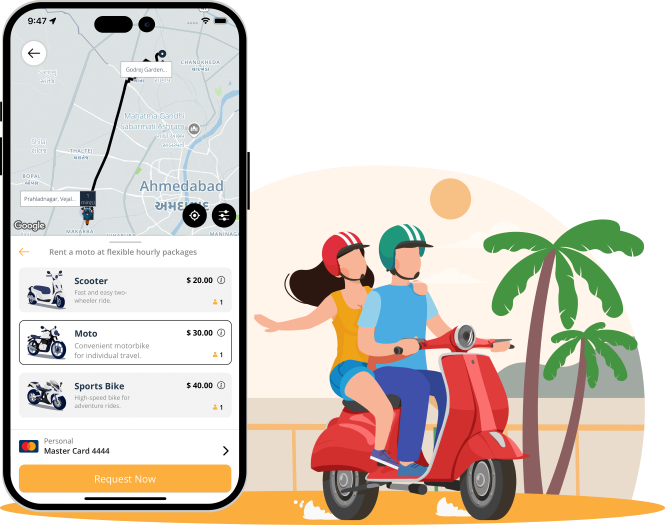 on demand bike taxi app