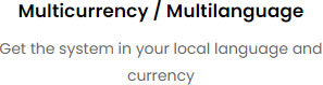 multicurrency / multilanguage
