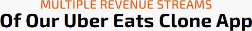 food delivery revenue model