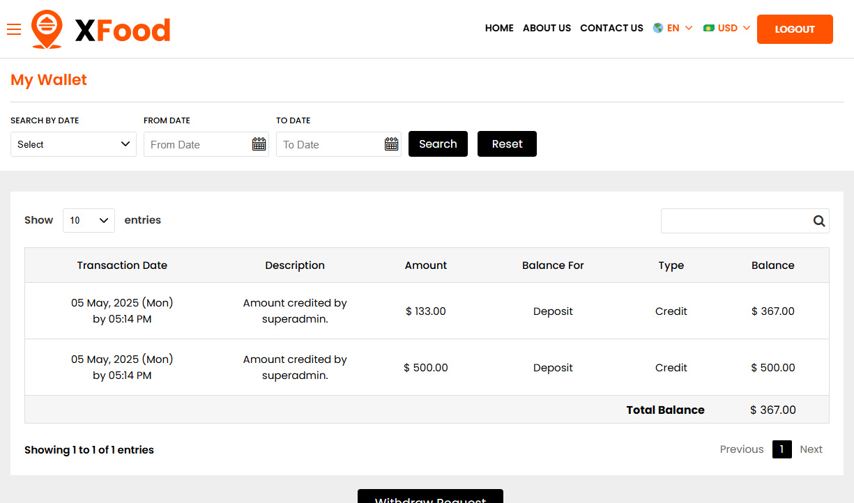 Driver Wallet