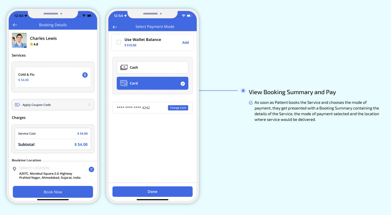 View Booking Summary and Pay