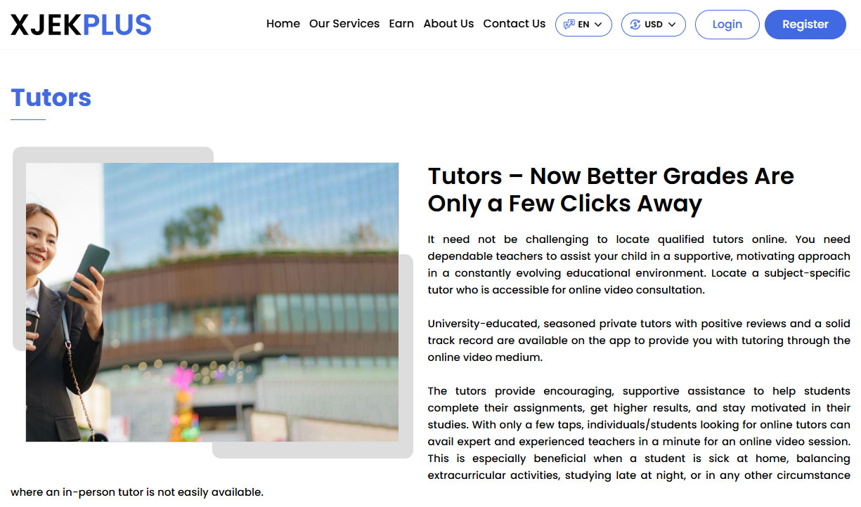 Video Consultation With Tutor